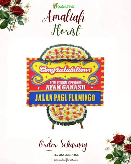 Sewa Papan Bunga Pringanom